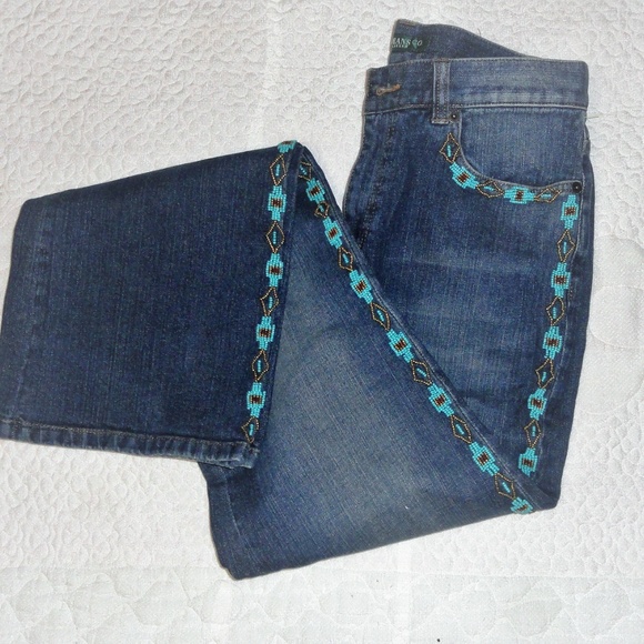 Ralph Lauren Denim - Aztec Beaded Jeans Ralph Lauren Polo 30" W x 32" L